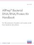 AllPrep Bacterial DNA/RNA/Protein Kit Handbook