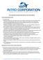 Intro Corporation Purchase Order General Terms and Conditions