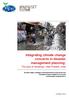 Integrating climate change concerns in disaster management planning: The case of Gorakhpur, Uttar Pradesh, India