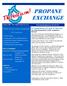 PROPANE EXCHANGE. Thanks to this issue s advertiser: LPG Ventures In This Issue DATES TO REMEMBER. Contact Us