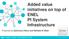 Added value initiatives on top of ENEL PI System Infrastructure