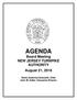 AGENDA Board Meeting NEW JERSEY TURNPIKE AUTHORITY August 21, 2018