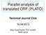 Parallel analysis of translated ORF (PLATO)