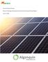Cornwall Solar Project. Natural Heritage Assessment Environmental Impact Study Report. June 5, 2012