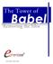 The Tower of. Babel. Removing the Silos. an eprentise white paper