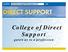 College of Direct Support gateway to a profession