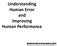 Understanding Human Error and Improving Human Performance
