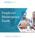 Employee Maintenance Guide