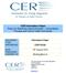 CER Information Paper Policy for Electricity Interconnectors Consultation Process and Call for Initial Comments