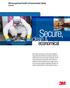 Secure, clean. & economical. 3M Occupational Health & Environmental Safety Sorbents