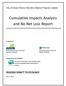 Cumulative Impacts Analysis