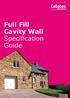 CI/SfB (2-) Rn7 (M2) Full Fill Cavity Wall Specification Guide