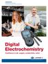 INFORMATION LABORATORY ANALYSIS PORTABLE DIGITAL ELECTROCHEMISTRY. Digital Electrochemistry. Confidence in ph, oxygen, conductivity, redox