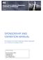 SPONSORSHIP AND EXHIBITION MANUAL