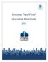 Housing Trust Fund Allocation Plan Guide