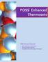 POSS Enhanced Thermosets. High temperature performance Increased solvent resistance Compatible with a wide range of resin types