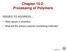 Chapter 15-2: Processing of Polymers