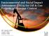 Environmental and Social Impact Assessment (ESIA) for Oil & Gas Projects, a Myanmar Context