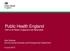 Public Health England Work on Air Pollution: Engagement with Stakeholders. Alec Dobney Environmental Hazards and Emergencies Department