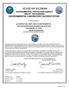 STATE OF ILLINOIS ENVIRONMENTAL PROTECTION AGENCY NELAP - RECOGNIZED ENVIRONMENTAL LABORATORY ACCREDITATION. is hereby granted to