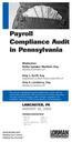 Payroll Compliance Audit in Pennsylvania