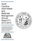 North Carolina Solid Waste and Materials Management Annual Report FY