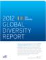 2012 GLOBAL DIVERSITY REPORT