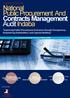 National Public Procurement And Contracts Management Audit Indaba