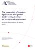The expansion of modern agriculture and global biodiversity decline: an integrated assessment