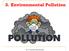 3. Environmental Pollution. Mr. S. P. Deshmukh, Watumull Institute. 1