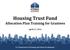 Housing Trust Fund Allocation Plan Training for Grantees April 27, 2016