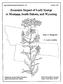 Economic Impact of Leafy Spurge in Montana South Dakota, and Wyoming