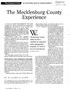The Mecklenburg County Experience. w hile. Mecklenburg County didn t set out to. establish an integrated waste management program,