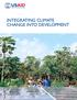 Integrating Climate Change into Development