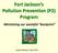 Fort Jackson s Pollution Prevention (P2) Program. Minimizing our wasteful bootprint