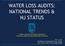 WATER LOSS AUDITS: NATIONAL TRENDS & NJ STATUS