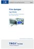Fire damper. Type FKS-EU. Installation and operating manual. GB/en. according to Declaration of Performance DoP / FKS-EU / DE / 003