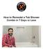 How to Remodel a Tub Shower Combo in 7 Days or Less