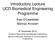 Introductory Lecture UCD Biomedical Engineering Programme