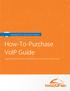 How-To-Purchase VoIP Guide