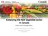 Enhancing the field vegetable sector in Canada