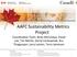 AAFC Sustainability Metrics Project