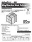 Duramax Storage Shed Limited Fifteen Year Warranty