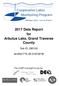 2017 Data Report for Arbutus Lake, Grand Traverse County