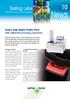 News. Testing Labs. Assure High Quality Plastic Parts With Differential Scanning Calorimetry. Edition 02/2011