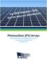 Photovoltaic (PV) Arrays