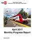 Modernization Program Peninsula Corridor Electrification Project (PCEP) April 2017 Monthly Progress Report
