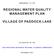 REGIONAL WATER QUALITY MANAGEMENT PLAN VILLAGE OF PADDOCK LAKE