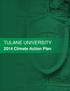 Tulane University 2014 Climate Action Plan