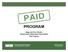 PROGRAM. Wage and Hour Division Payroll Audit Independent Determination Pilot Program
